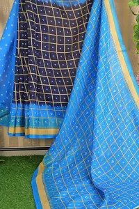 Beautiful Art Silk Saree with Blouse piece-thumb1