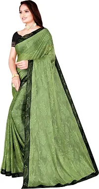 Beautiful Cotton Blend Saree with Blouse piece-thumb2