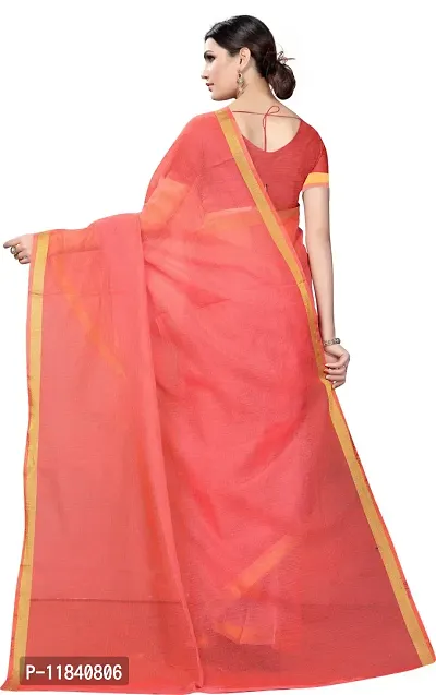 Beautiful Art Silk Saree with Blouse piece-thumb2