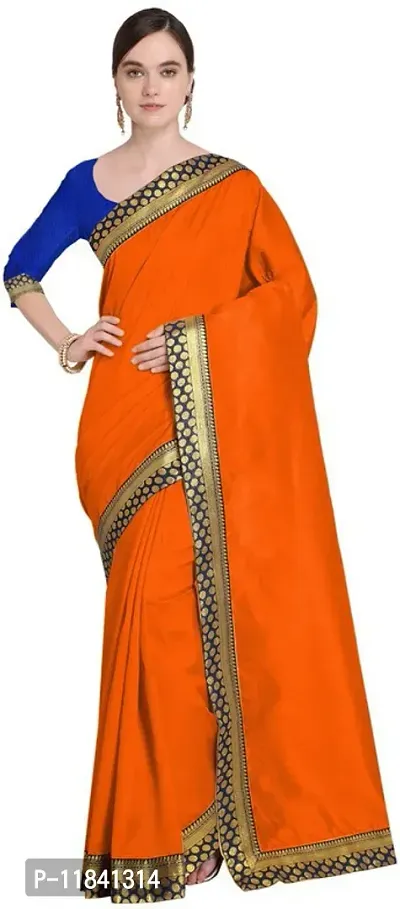 Beautiful Art Silk Saree with Blouse piece-thumb0