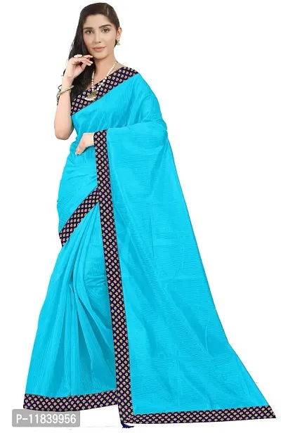 Beautiful Art Silk Saree with Blouse piece