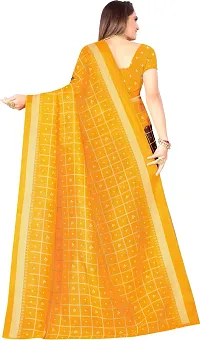 Beautiful Art Silk Saree with Blouse piece-thumb1