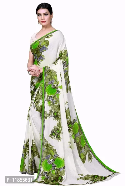 Beautiful Art Silk Saree with Blouse piece-thumb2