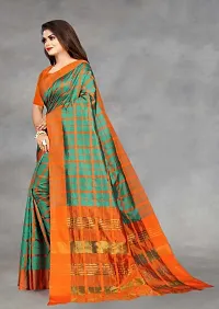 Beautiful Art Silk Saree with Blouse piece-thumb3