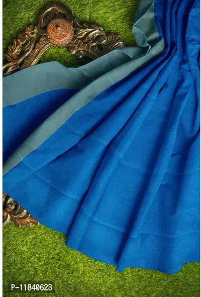 Beautiful Cotton Silk Saree with Blouse piece-thumb0