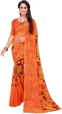 Beautiful Georgette Saree With Blouse Piece Pack Of 2-thumb2