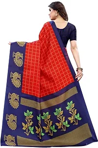 Beautiful Art Silk Saree with Blouse piece-thumb3