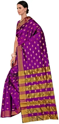 Beautiful Art Silk Saree with Blouse piece-thumb2