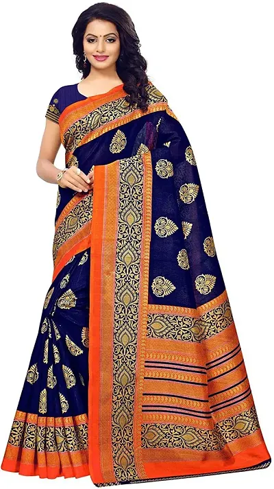 Alluring Art Silk Sarees with Blouse Piece