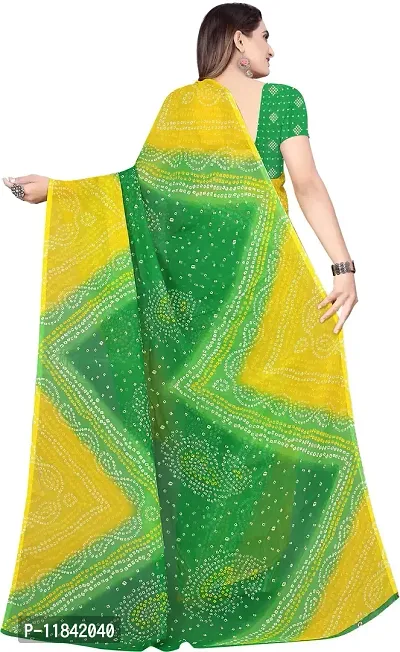 Beautiful Georgette Saree with Blouse piece-thumb3