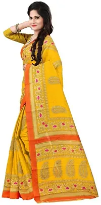 Beautiful Art Silk Saree with Blouse piece-thumb2