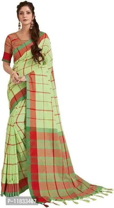 Beautiful Art Silk Saree with Blouse Piece-thumb0