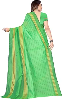 Beautiful Cotton Silk Saree with Blouse piece-thumb2