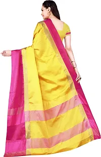 Beautiful Cotton Silk Saree with Blouse piece-thumb3