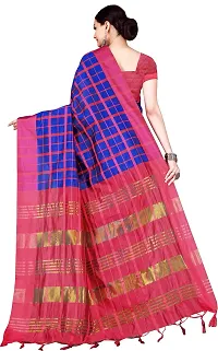 Beautiful Cotton Silk Saree with Blouse piece-thumb3