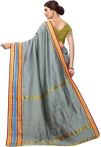 Beautiful Cotton Silk Saree with Blouse piece-thumb1