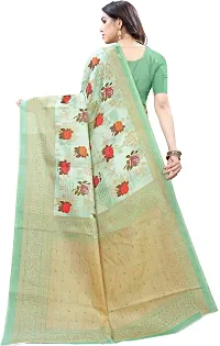 Beautiful Art Silk Saree with Blouse piece-thumb3