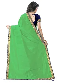 Beautiful Cotton Blend Saree with Blouse piece-thumb1