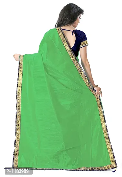 Beautiful Cotton Blend Saree with Blouse piece-thumb2