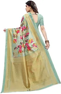 Beautiful Art Silk Saree with Blouse piece-thumb3