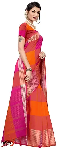 Beautiful Art Silk Saree with Blouse piece-thumb3