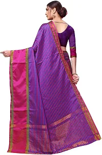 Beautiful Cotton Silk Saree with Blouse piece-thumb1