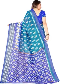 Beautiful Art Silk Saree with Blouse Piece-thumb1