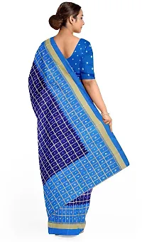 Beautiful Art Silk Saree with Blouse piece-thumb1