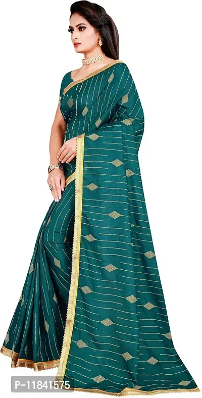 Beautiful Art Silk Saree with Blouse piece-thumb3