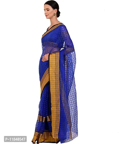 Beautiful Cotton Silk Saree with Blouse piece-thumb3