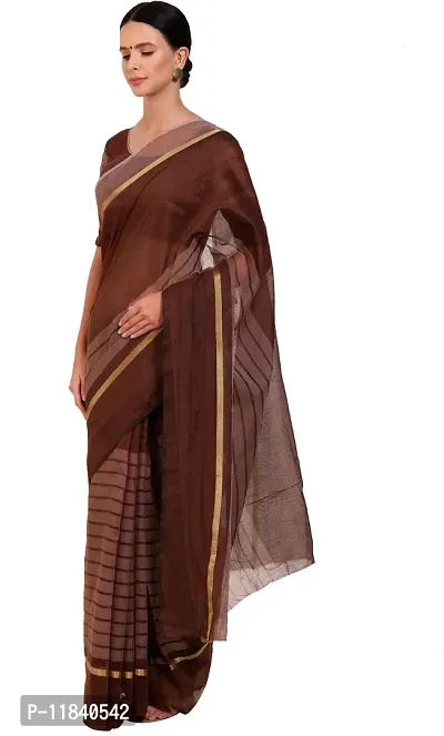 Beautiful Cotton Silk Saree with Blouse piece-thumb4