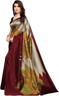 Beautiful Art Silk Saree with Blouse piece-thumb3