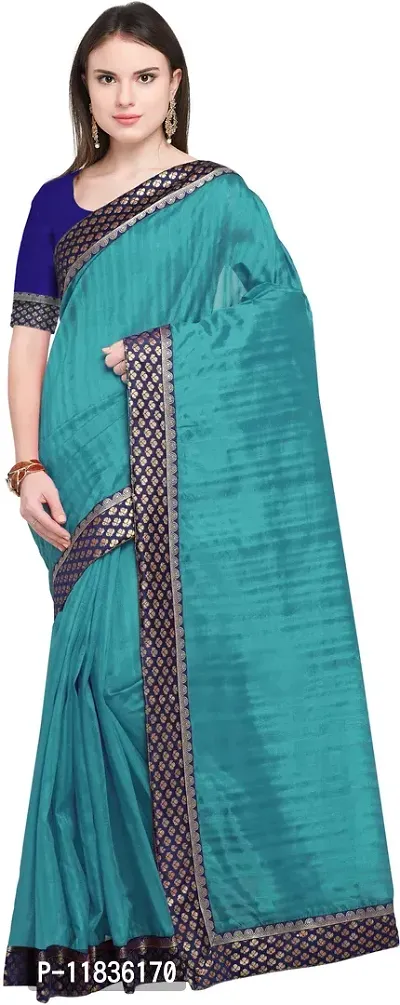 Beautiful Art Silk Saree with Blouse Piece