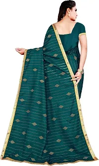 Beautiful Art Silk Saree with Blouse piece-thumb3