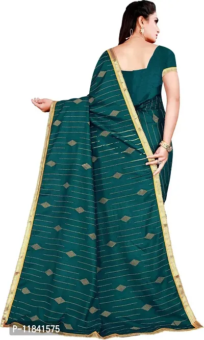 Beautiful Art Silk Saree with Blouse piece-thumb4