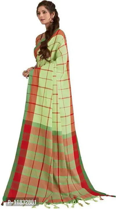 Beautiful Art Silk Saree with Blouse Piece-thumb2