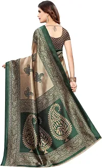 Beautiful Art Silk Saree with Blouse piece-thumb3