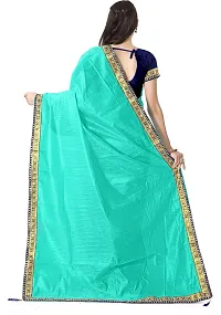 Beautiful Art Silk Saree with Blouse piece-thumb1