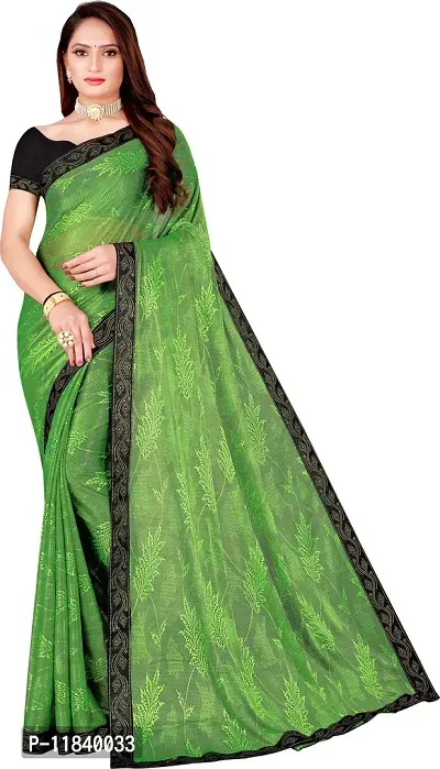 Beautiful Cotton Blend Saree with Blouse piece-thumb0