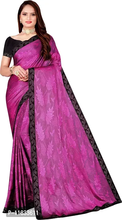 Beautiful Lycra Saree with Blouse Piece