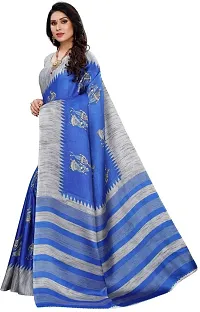 Beautiful Art Silk Saree with Blouse piece-thumb1