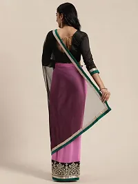 Beautiful Chiffon Saree with Blouse piece-thumb3