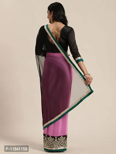 Beautiful Chiffon Saree with Blouse piece-thumb4