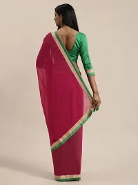 Beautiful Art Silk Saree with Blouse piece-thumb2