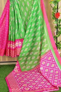 Beautiful Art Silk Saree with Blouse piece-thumb1