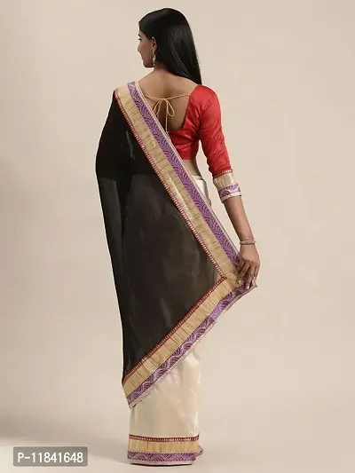 Beautiful Art Silk Saree with Blouse piece-thumb4