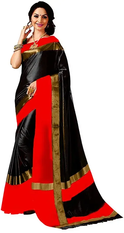 Best Selling Cotton Silk Saree with Blouse piece 