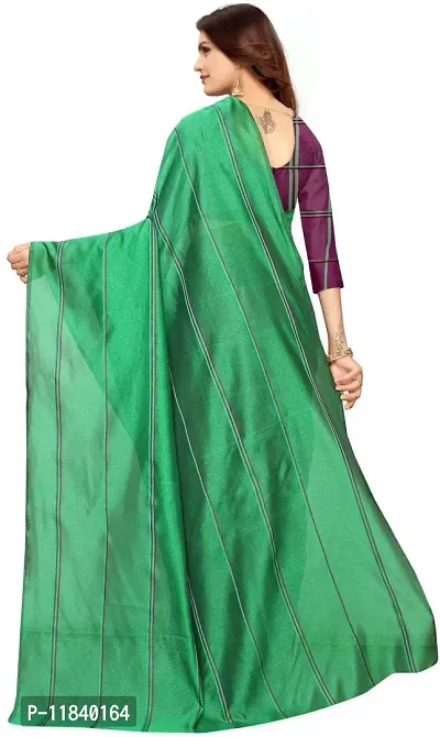 Beautiful Cotton Silk Saree with Blouse piece-thumb2