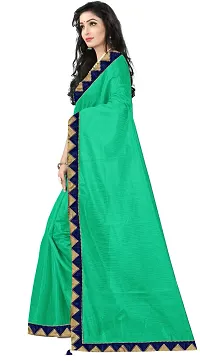 Beautiful Art Silk Saree with Blouse Piece-thumb1