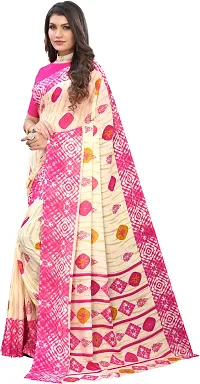 Beautiful Georgette Saree with Blouse Piece-thumb1